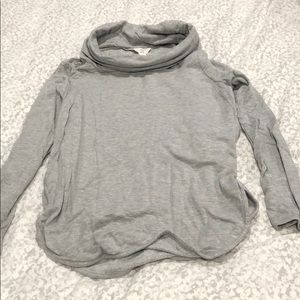 Loft cowl neckline top